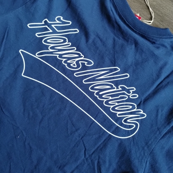 Medium Large Mens Mitchell & Ness Georgetown Hoyas Champ City Tee Shirt - Picture 10 of 11